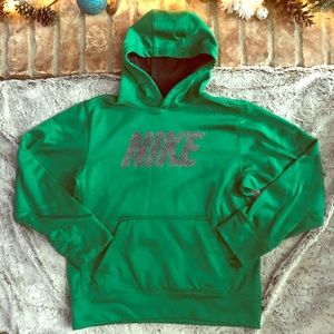Boy’s Nike Hoodie. Size Large. GUC. Green.